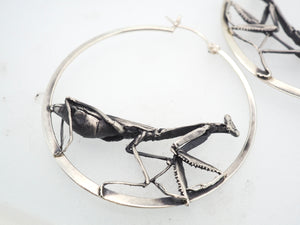 Mantis hoop earrings